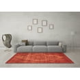 thumbnail image 3 of Ahgly Company Indoor Rectangle Oriental Orange Industrial Area Rugs, 7' x 9', 3 of 4