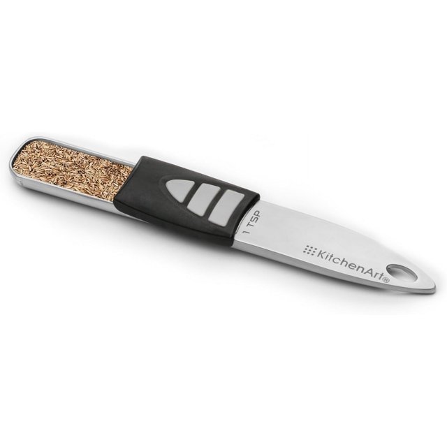 KitchenArt Stainless Steel Pro Adjust-A-Teaspoon, Adjustable Teaspoon