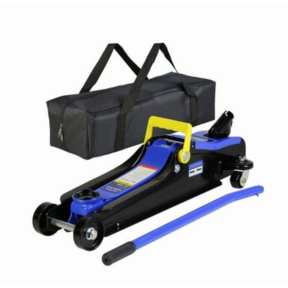 Luku 2 Ton Hydraulic Floor Jack - Low Profile, Portable, Heavy Duty Steel Car Lift Range 3.35"-13"