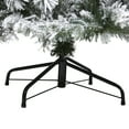 thumbnail image 5 of Nearly Natural 5' Green Pine Flocked Artificial Christmas Tree Prelit 150 Clear LED Lights, 5 of 6