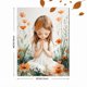 thumbnail image 3 of Qisvanset Framed Canvas Wall Art, 12x16 Inch Baby Girl Baptism Gift Kids Room Wall Decor, 3 of 5