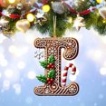 thumbnail image 1 of Hbdhejl 26 Alphabet Ornaments For Christmas Tree Candy Cane Initial Letter M Pendant With Berries Pattern Mini Hanging Decorations For Party Diy, 1 of 4