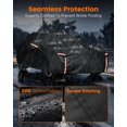 thumbnail image 3 of Nrdde 2025 Latest Model Car Cover Waterproof All Weather for Automobiles,5 Layers Sedan Car Cover Heavy Duty Outdoor Rain Sun Snow Dust Protection,Full, 3 of 5