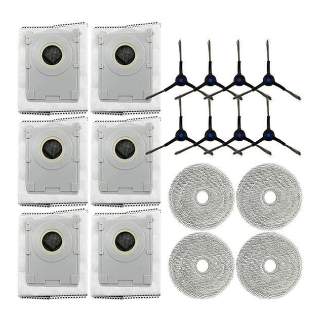 Bolsas de Repuesto para Aspiradora para Mini, Cepillo Lateral, Bolsa de Basura, Repuestos para Robot Aspirador.