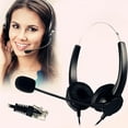 thumbnail image 3 of facefd Wired Call Center Headphones PC Headset with Noise Cancelling Microphone, 3 of 6