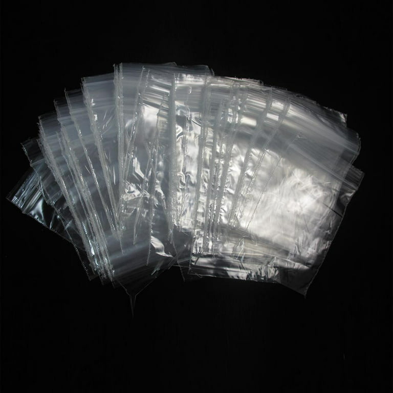 100pcs Small Plastic Bags, 1 x 2 2 Mil Reclosable Clear Mini Zipper Poly  Baggies for Pills, Beads, Jewelry Parts, Small Items