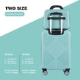 thumbnail image 6 of Tripcomp Luggage Sets 2 Piece Suitcase Set (14/20/)Hardside Suitcase with Spinner Wheels Lightweight Carry On Luggage(Light Blue), 6 of 10