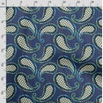 thumbnail image 3 of Soimoi Asian Paisley Print, Silk Fabric, Decor Sewing Fabric by The Yard 42 Inch Wide,Decorative Fabric for Shirts Suits Ties, Blue1, 3 of 5