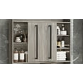 thumbnail image 6 of YISUFO Over-the-Toilet Storage Cabinet with Adjustable Shelves | 66.9" H Freestanding Bathroom Organizer | Anti-Tip Design | Grey Walnut, 6 of 10