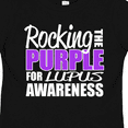thumbnail image 4 of Inktastic Rocking The Purple for Lupus Awareness Boys or Girls Toddler T-Shirt, 4 of 5