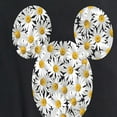 thumbnail image 3 of Mickey & Friends - Daisies Mickey Silhouette - Women's Short Sleeve Graphic T-Shirt, 3 of 5