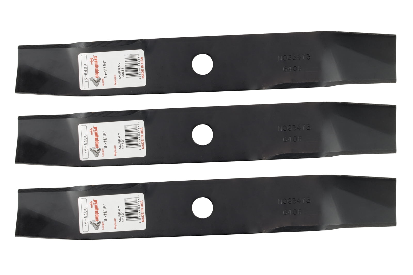 Rotary® 6408 3 Mower Blades for Murray® 56631E701 656631 1511/16