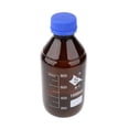 thumbnail image 1 of S SERENABLE BOROSILICATE GLASS REAGENT BOTTLE WITH GRADUATION 100 250 500 1000ml - Brown,, 1 of 8