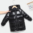 thumbnail image 2 of Boys Jackets Girls Winter Coats Children Jackets Baby Thick Long Coat Kids Warm Outerwear Hooded Coat Snowsuit Overcoat Clothes, 2 of 6