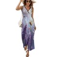 thumbnail image 1 of Lavender Vestido Sin Mangas Vestidos Para Mujer, Vestido Suelto De Verano 2025, 1 of 5