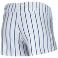 thumbnail image 3 of Women's Concepts Sport White Los Angeles Dodgers Reel Pinstripe Sleep Shorts, 3 of 3