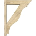 thumbnail image 3 of Ekena Millwork 6"W x 26"D x 34"H Funston Rough Sawn Traditional Outlooker, Douglas Fir, 3 of 4