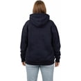 thumbnail image 2 of Milltex Oversized Hoodie for Women 280 GSM Heavyweight Fleece Pullover Sweatshirt, Relaxed Fit Hooded Sweatshirt with Kangaroo Pocket, Warm Winter Casual Gym Wear Hoodie-Navy, 2 of 5