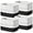 White & Black, variant on Baskets for Organizing - Cotton Rope Baskets for Shelves, 12” Decorative Woven Baskets for Storage, Organizer Bins for Living Room, Laundry, Bedroom, 4 Pack, White/Brown