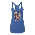 thumbnail image 2 of If It's Not a Pitbull It's Just a Dog Gift | Womens Dog Lover Premium Tri-Blend Racerback Tank Top, Vintage Royal, Small, 2 of 3