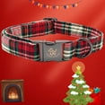 thumbnail image 3 of Collar para perro Elegant Little Tail Christmas Red Plaid L 41-61 cm, 3 of 6