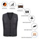thumbnail image 2 of Chaleco cálido con calefacción USB eléctrico para hombres y mujeres chaqueta de abrigo con calefacción, 2 of 7
