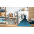 thumbnail image 2 of Ahgly Company Machine Washable Indoor Rectangle Transitional Night Black Area Rugs, 6' x 9', 2 of 7