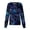 Z001_Blue, variant on Valentines Day Womens Warm Up Scrubs Jacket Spring Scrub Jackets Pattern Long Sleeve Scrubs Tops Working Nurse Uniforms with Pockets