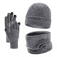 thumbnail image 3 of 3 Pza Gorro Bufanda Guantes Cuello Invierno Para Frío Unisex, 3 of 8