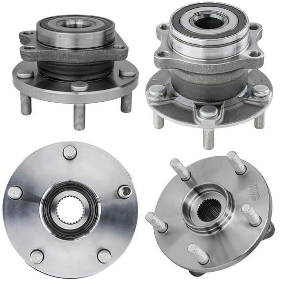 Detroit Axle - 4 Front Rear Wheel Bearing Hub Assembly for Subaru Ascent Forester Legacy Outback