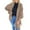 Coffee, variant on Women's Autumn And Winter Solid Color Knitted Fringed Cape Cardigan Coat Womens Cardigan Sweaters