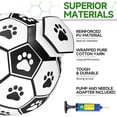 thumbnail image 5 of Pelota de entrenamiento para perros en forma de balón de fútbol, juguete para mascotas, 5 of 5