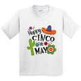 thumbnail image 3 of Inktastic Happy Cinco De Mayo Sombrero, Cactus, Flowers Youth T-Shirt, 3 of 5
