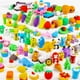 thumbnail image 1 of Gomas de borrar URSKYTOUS 110 unidades de alimento animal para niños, 1 of 9