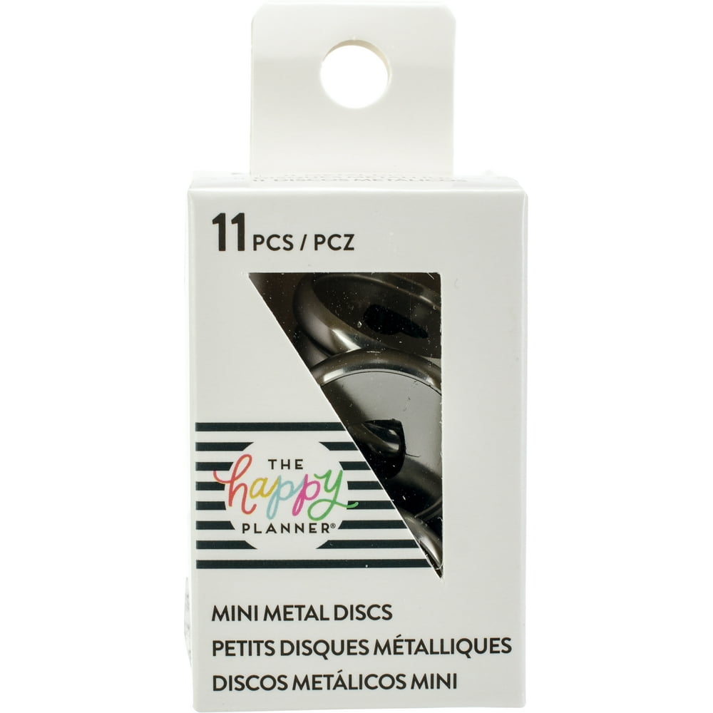 Happy Planner Mini Metal Expander Discs 11/PkgSilver