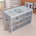 thumbnail image 3 of Sanrios Kuromi My Melody Cinnamoroll caja de almacenamiento de Anime de dibujos animados, cajón con compartimento, lindo contenedor de decoración de escritorio, 3 of 4