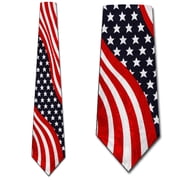 Stars with Stripes Necktie Mens Tie by Steven Harr
