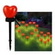 thumbnail image 3 of Lámpara de paisaje, estaca solar para jardín al aire libre, luces solares para jardín, lámparas de camino con forma de corazón rojo, solución innovadora, 3 of 12