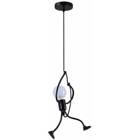 

Cisea Chandelier chandelier iron man villain design creative living room children s room lamps E27 black without light source