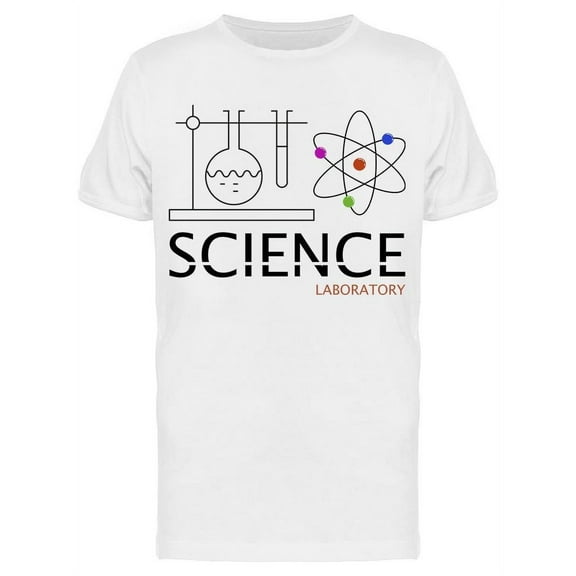 Text: Science Laboratory T-Shirt Men -Image by Shutterstock, Male Small