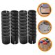 thumbnail image 5 of unbranded 100Ud Protectores De Para Patas De En Plástico Negro Para Hogar, 5 of 8