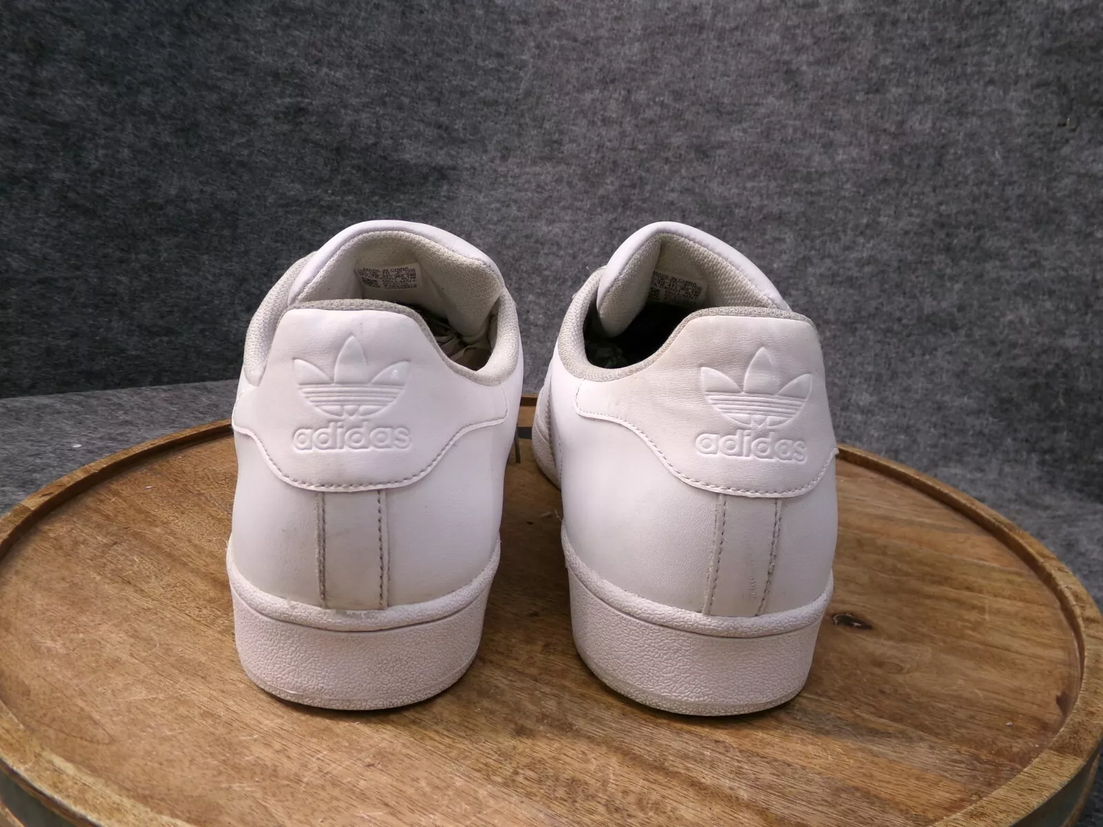 Adidas Mens Superstar Foundation White Leather Shoes Sneakers Size 12.5  B27136 | Walmart en lnea