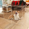 thumbnail image 1 of Valla interior acrílica extra ancha de 6 paneles para perros HIXICOPA, 1 of 7