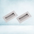 thumbnail image 6 of FELTECHELECTR 2Pcs Stainless Steel Sliding Door Pull Handle for Cupboard 4x2in, 6 of 8