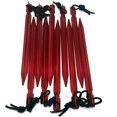 thumbnail image 4 of Bangcool Tent Stake Aluminum Alloy Portable Tent Peg Tent Accessories with String, 4 of 8