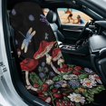 thumbnail image 2 of ZUXONGSY Car Seat Cover Towel Dragonfly Mushroom Print Protection for Front Bucket Seats Portable Cars Seat Towels for Sweat Auto Interior Decoration, 2 of 8