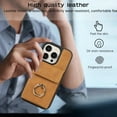 thumbnail image 6 of Allytech 2 in 1 Wallet Case for Apple iPhone 14 Pro Max, Detachable Cards Holder with Ring Holder Stand Shokproof Compatible with Magsafe Wireless Charging Support Protective Case for Women Men -Brown, 6 of 7