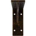 thumbnail image 2 of Ekena Millwork 2"W x 12"D x 5 1/4"H Embrey Steel Bracket, Antiqued Brass, 2 of 11