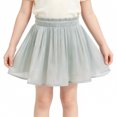 thumbnail image 5 of Tfken Daily Wear Soft Skirts Girls Trendy Holiday Casual Tulle Skirt With Lined Shorts Flowy Fashion Child Breathable Clothes Size 3-4 Years, 5 of 7