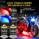thumbnail image 2 of Faro Lupa Led Moto H4 9003 Hb2 Estrobo 4 Color Luz Alta Baja, 2 of 8